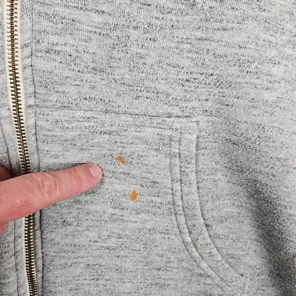 Marine‎ Layer SoFi Stadium Inglewood Full Zip Hoodie Gray Mens Large